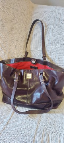 Dooney & Bourke Florentine, East West Large Tote Bordeaux Burgundy - Beautiful