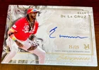 Elly de La Cruz 2025 Topps Museum Collection #25/25 Auto Showpieces REDS
