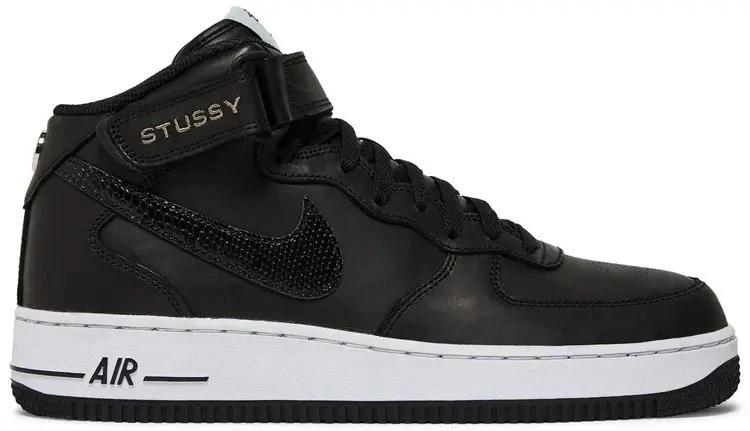 Nike Air Force 1 Low Stussy Black for Sale | Authenticity