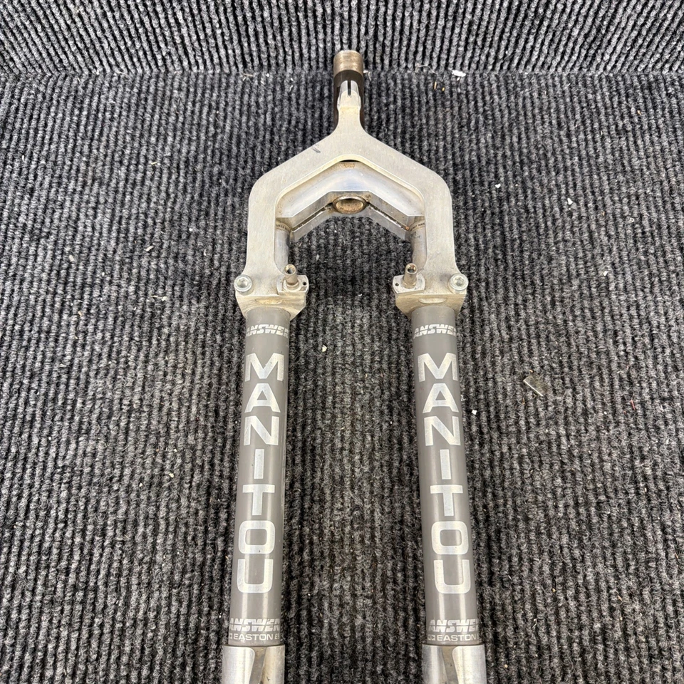 Vintage Answer Manitou One 26” Suspension Fork 1-inch Threaded Easton E9 - Image 3 of 4