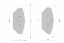 Brand New Bosch Front Brake Pads for Skoda Fabia NJ3 1.2L Petrol CJZC 2014 - On
