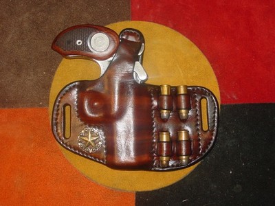 Bond Arms Snake Slayer IV  45 LC Lthr holster star extra ammo holder made in USA