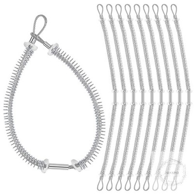 10 Pack Whip Hose Restraint Safety Whip Check Cable for to Restraint Fitting Con