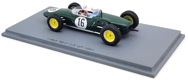 Spark S7459 Lotus 18-21 #16 'J Wheeler' US GP 1961 - Pete Ryan 1/43 Scale - Image 2 of 4