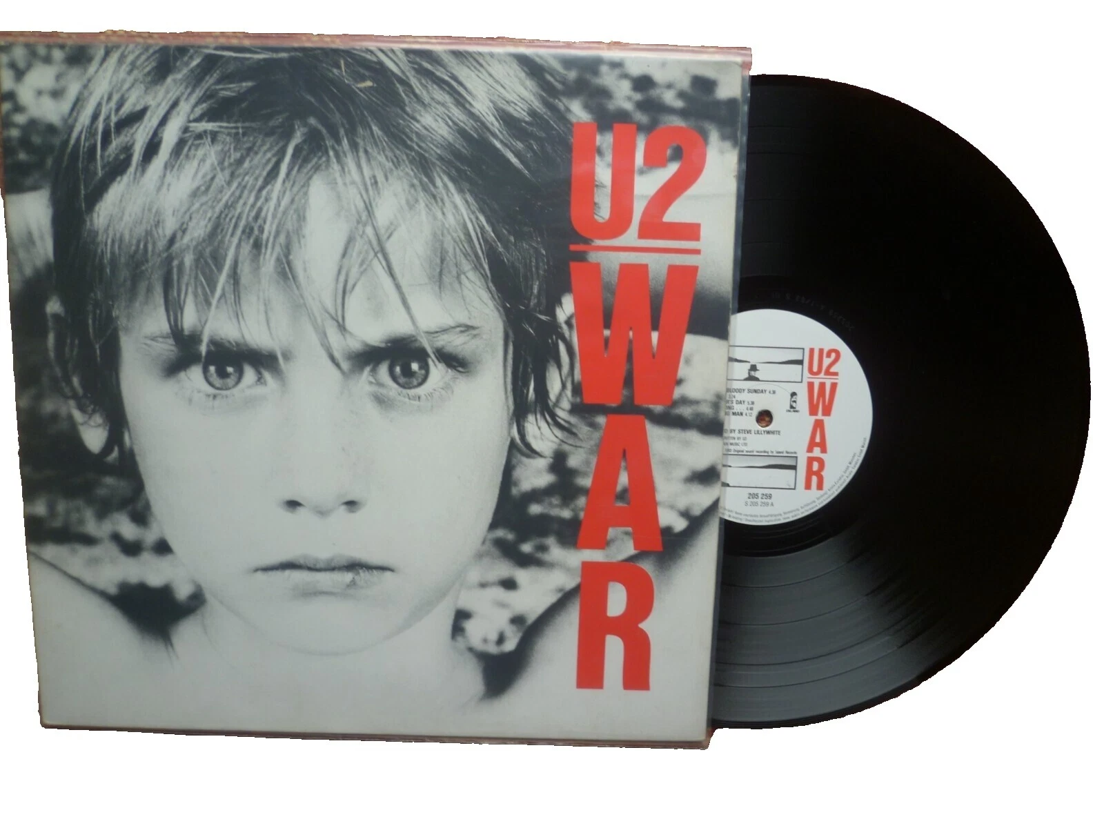 Rock Very Good Plus (VG +) Grading U2 Artist Vinyl Records