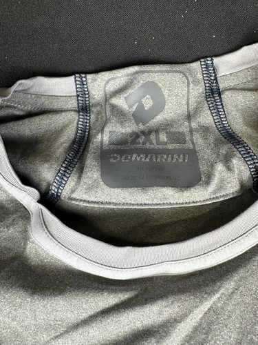 New Demarini 3/4 Sleeve Shirt Sz 2XL Baseball Gray/blue UC Davis Aggies - Picture 3 of 4
