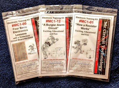 MC1-  Mr Circuit Science Basic Electronic Training Kits - 31 to choose from
