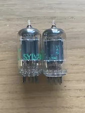 Sylvania 12AX7A ECC83 7025 Tested VACUUM TUBE Strong O Getter Long Plate