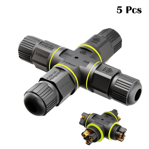 Conector Eléctrico Impermeable 4 Vías 3 Hilos - 110-240 V, IP30 - Imagen 16 de 17
