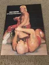 Vintage RICKY MORTON NWA Wrestling Pinup Photo 1987 ROCK & ROLL EXPRESS WCW