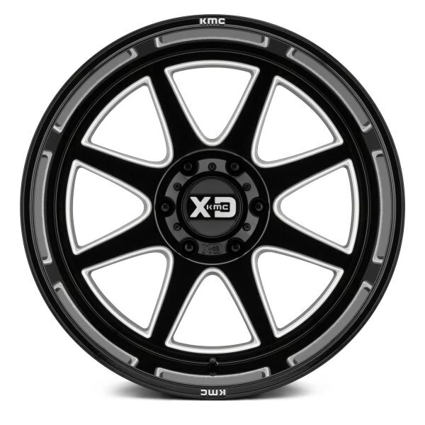 20 GLOSS BLACK WHEELS RIMS XD SIERRA SILVERADO 2500 3500 FUEL HD PIKE Foto 4 de 4