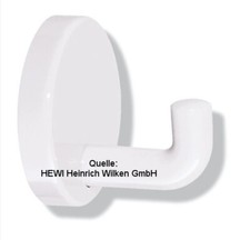 HEWI Einzelhaken Serie 477 d:50 mm rein-weiß