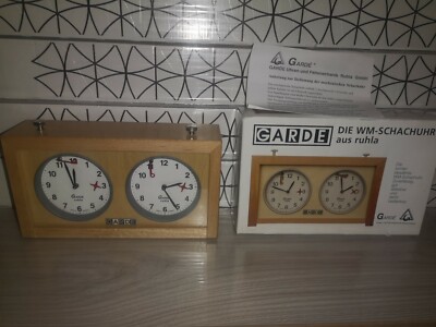 Ruhla Garde Chess Clock Very Good Working Order Condition UK