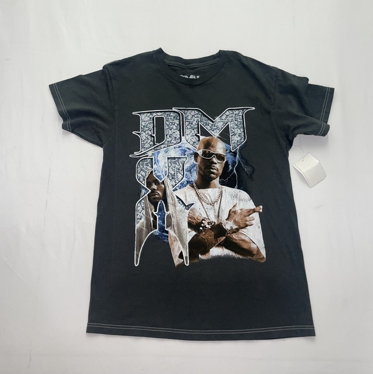dmxページ DMX T-Shirt Mens Size Small Short Sleeve Graphic Print Gray (B1