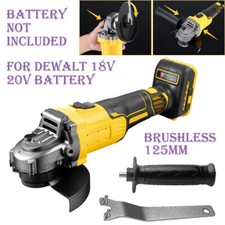 125mm Brushless Cordless Angle Grinder Efficient for Dewalt 18V 20V Batteries