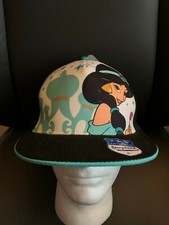 New with Tags Disney Jasmine Aladdin Whole New World SnapBack Flat Brim Bill Hat