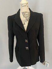 Ermanno Scervino Black Blazer Size 42