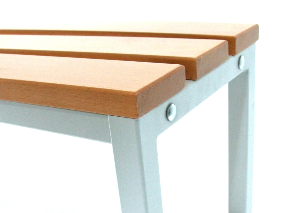 Umkleidebank Sitzbank Bank versch. Ausführungen 1-, 2-seitig mit/ohne Schuhrost - Bild 2 von 4