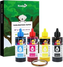 Bundle Koala Sublimation Paper 13x19 and Koala Sublimation Ink for Epson Inkjet