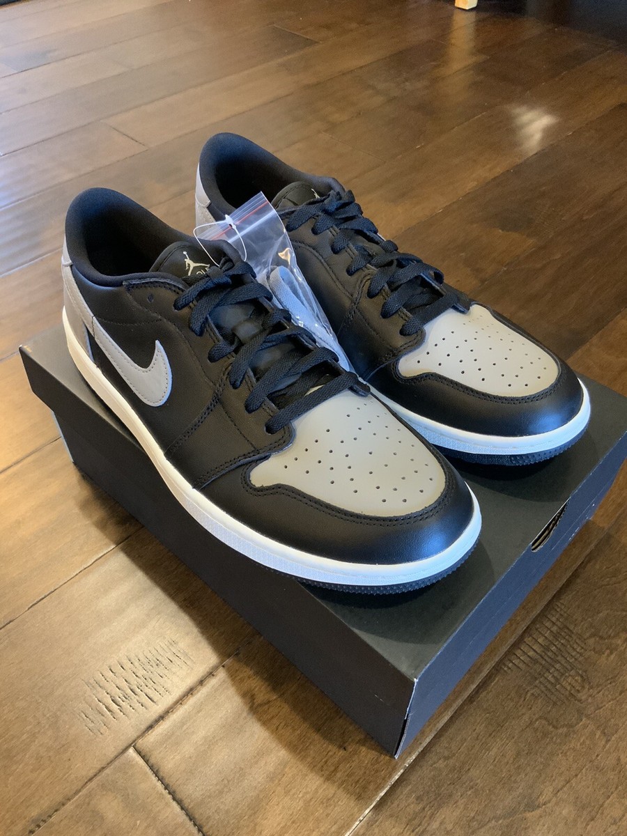 Nike Air Jordan 1 Low G “Shadow” Black/Gray Men's Golf Size