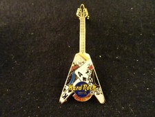 Hard Rock Cafe pin Las Vegas Hotel Casino Aces Flying V Guitar