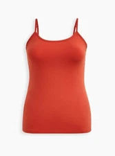 Cami 2X Torrid 2 18-20 Stretchy orange Scoop Sexy Foxy Women Plus Top Shirt Nwt