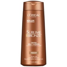 L Oreal Paris Sublime Bronze Self Tanner Luminous Bronzer 6.7 Fl Oz Medium