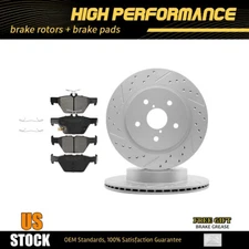 Rear Disc Brake Rotors + Ceramic Pads For Subaru Outback Legacy 2015 - 2023