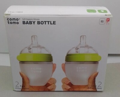 Premium 2-Pack Baby Bottles - 11 Ounce BPA-Free Hourglass Shape With Fun Prints