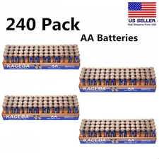240 AA Batteries Extra Heavy Duty Battery 1.5v. For Home Wholesale Lot New Fresh