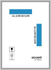 Bilderrahmen Aluminium, Fotorahmen, Echtglas, Accent von accent by nielsen