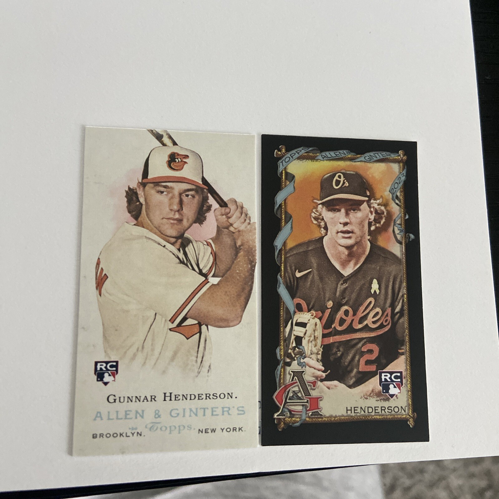 2023 Allen & Ginter GUNNER HENDERSON RC Mini Black Border SP 🔥 MVP