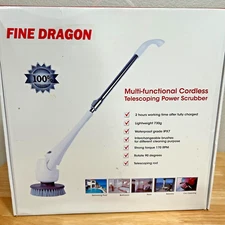 Multi-functional Cordless Telescoping Power Scrubber Spin Long Reach Heavy Duty