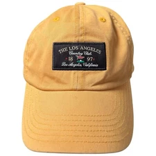 The Los Angeles County Club 1897 Golf Baseball Hat Cap Imperial Yellow Orange OS