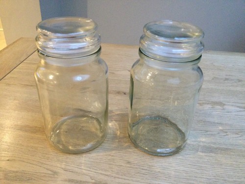 empty douwe egberts jars