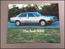 1978 Audi 5000 1-page Original Sales Brochure Leaflet Sheet