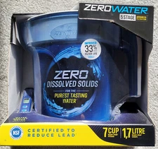 ZeroWater 5 Stage 7 Cup 1.7L Water Filtration and Ready Pour System, New in box.