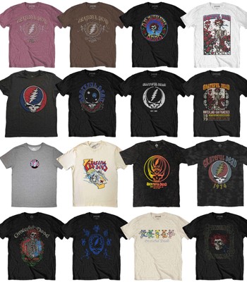 Official Grateful Dead T-Shirt Space Your Face Bertha Logo Vintage Neu Unisex