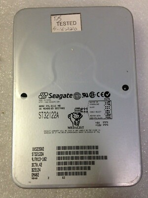 SEAGATE ST32122A , 9J7013-102  2.11GB 3.5'' IDE Hard Disk DriveTested
