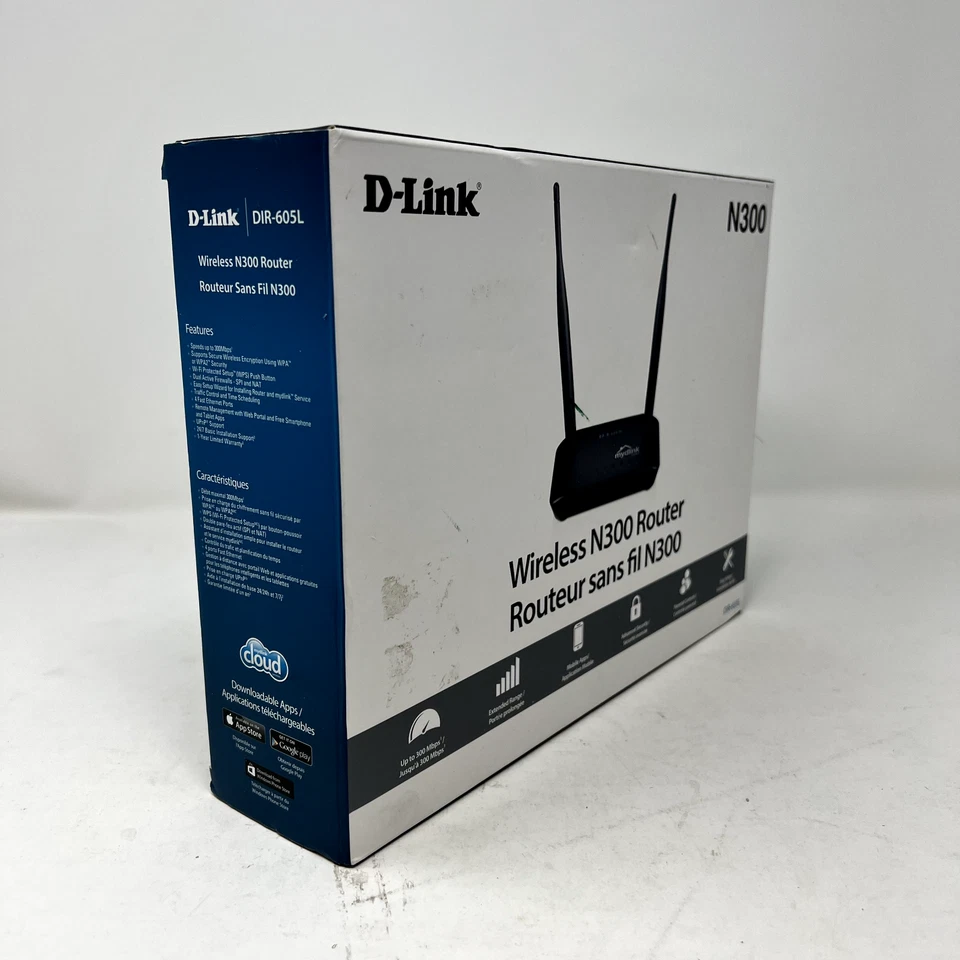 D-Link Wireless Mbps Home Cloud App-Enabled N 300 Broadband Router (DIR-605L - Image 2 of 4