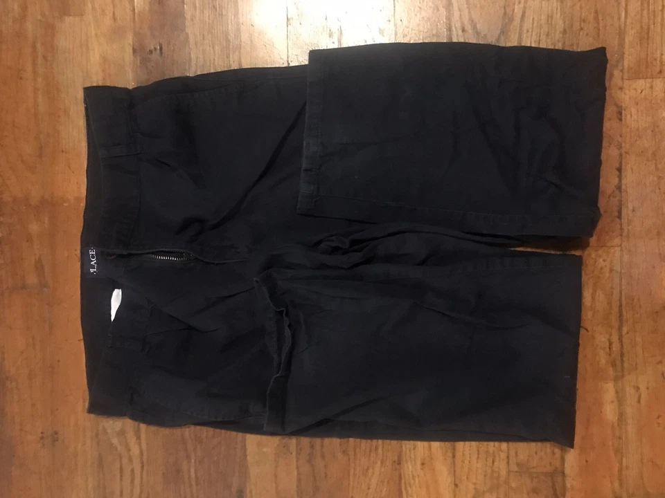 Boys Black Khaki Uniform Pants Old Navy Childrens Place Size 12 One Is NWOT - Изображение 4 из 4