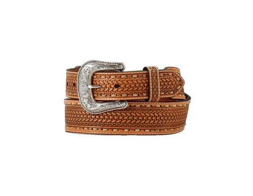 ●38comeoncommon● 20mm Italy Western Leather Belt Silver 50 740e4430-4ec7-4606-bdd8-