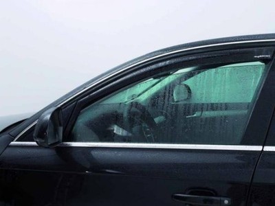 Car Comfort Wind Deflectors Black Compatible with Vauxhall Zafira 5 Door 1999-2005