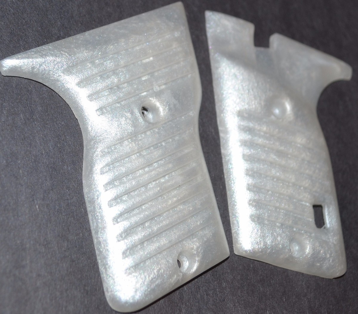 Lorcin, Cobra L380, L32, 50L 50R pistol grips pearl white plastic