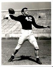 GA269 Original Photo CHARLIE CONERLY 1940s MISSISSIPPI OLE MISS QB & NY GIANTS