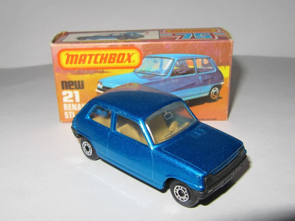 MATCHBOX SUPERFAST No.21 RENAULT 5 TL 'BLACK BASE' MIB - Image 3 of 4