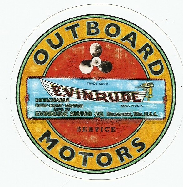 EVINRUDE OUTBOARD MOTORS Sticker Decal eBay