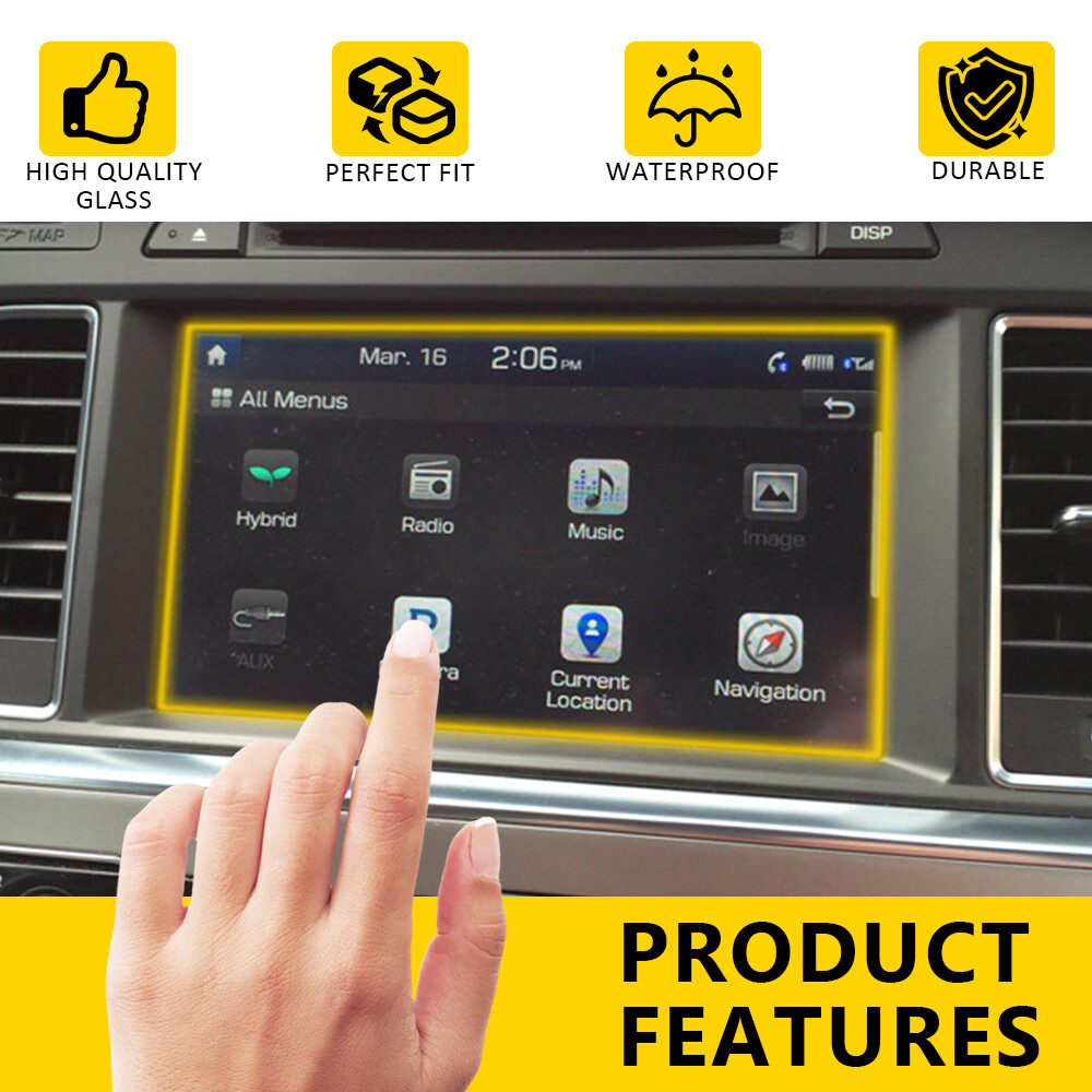 2011 Hyundai Sonata Radio 7" Touch Screen Glass Digitizer Fit 2013-2016 Hyundai Sonata Veloster Kia Radio 7 Inch Touchscreen - Foto 6