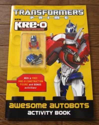 NEW Transformers Prime Kre-O Awesome Autobots Paperback with Figures F/S Japan - Picture 1 of 24