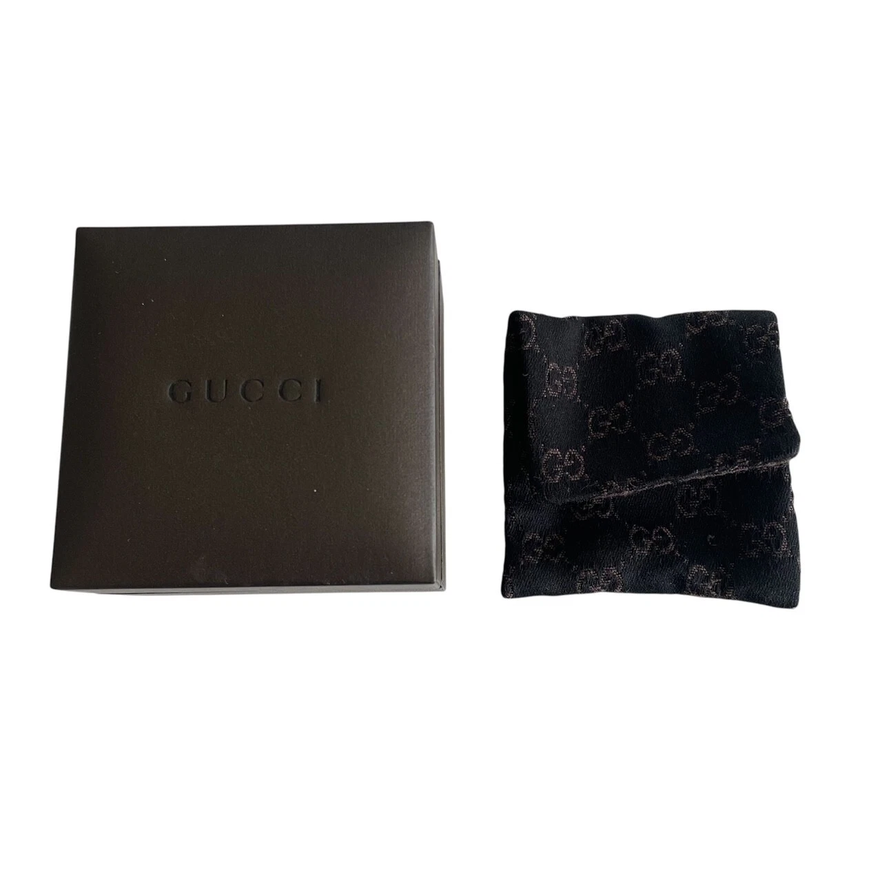 Gucci Étui à Accessoires Boîte de Rangement Pochette Bague Collier Vide